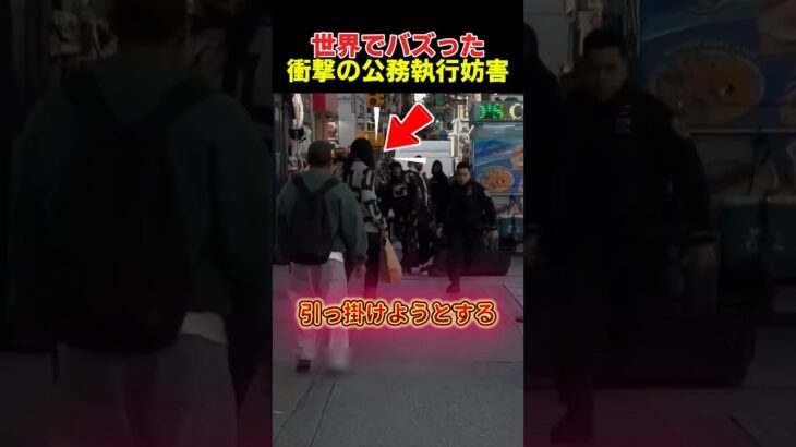 【驚愕】㊗️100万再生 世界でバズった衝撃の公務執行妨害事件