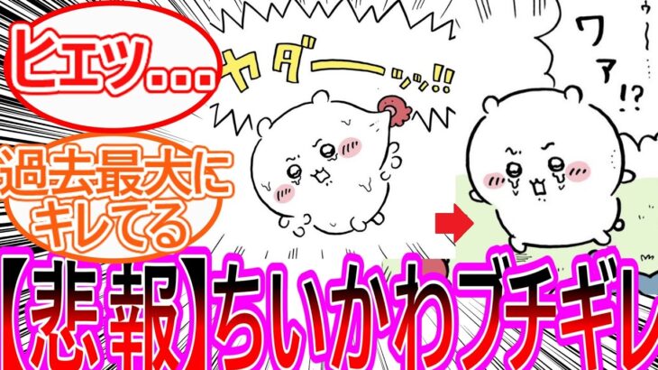 【マジかよ】ちいかわ遂にブチギレ!とんでもない恫喝に驚く読者の反応集