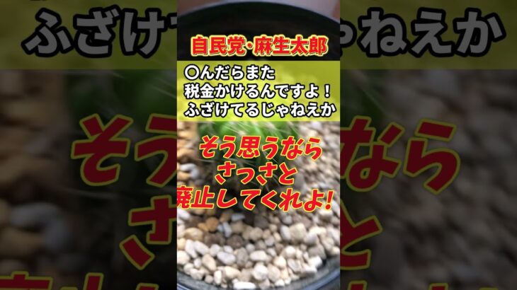 【動画】麻生太郎「所得税を払ってですよ?全て税金を払った後、死んだらまた税金かけるんですよ?ふざけてるじゃねえか」