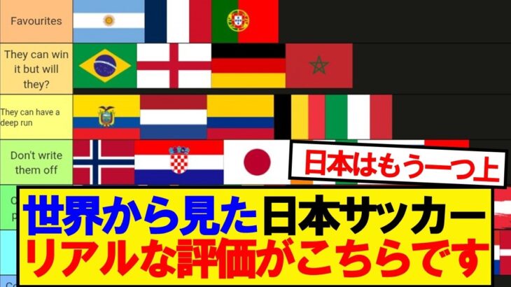 【驚愕】世界から見た森保ジャパンのリアルな評価がコチラ