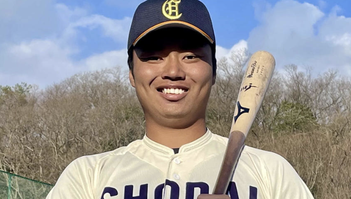 大商大の真鍋くん、打球音がすごすぎる