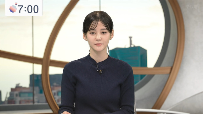 中原みなみアナ　ニット、シースルー、開いた胸元！！