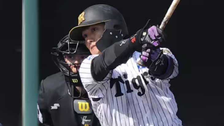 4番起用の西純矢さん、またしても安打　ファーム16打数5安打