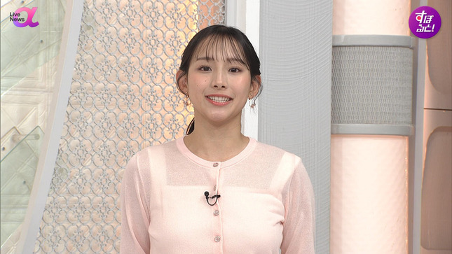 石渡花菜アナ　透け透け ＆ 巨乳！！