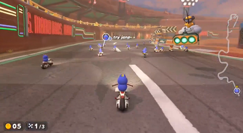 【動画】「マリオカートワールド」、誰も前を走らずスタート地点で停止する