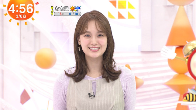 井上清華アナ　めざましテレビ