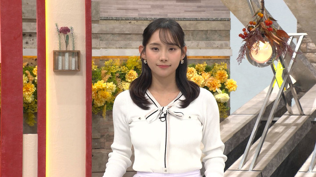 石渡花菜アナ　ニットの巨乳とピタパンのお尻！！