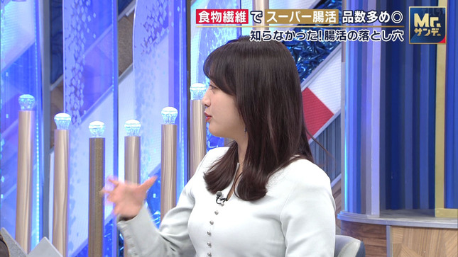 藤本万梨乃アナ　巨乳、横乳！！