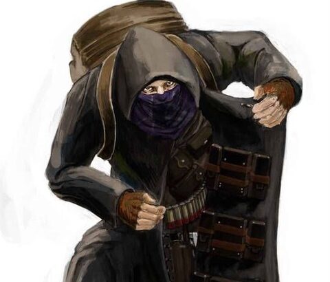 マントをバッ！ってやると大量の武器が出てくるキャラ