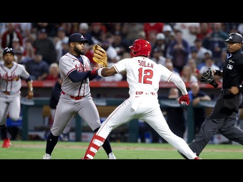 エンゼルス　ブレーブス　大乱闘（まとめだかニュース速報）