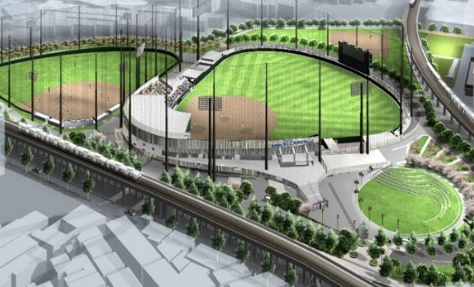 (中)岡城.211 (左)島田.125 (二)谷端.172 (右)西純.256