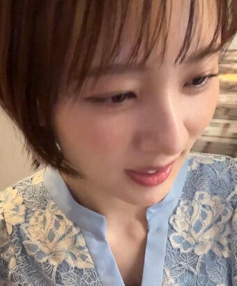 河出奈都美アナ　自撮りで楽屋訪問！！【GIF動画あり】