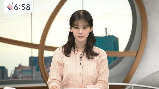 中原みなみアナ　ニットの豊乳！！