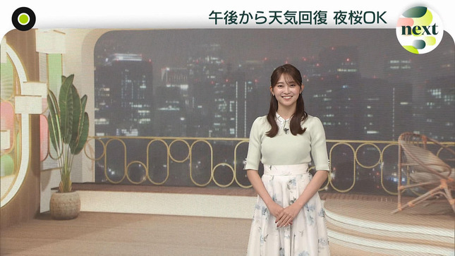 五十嵐にいかアナ　ニットで胸元くっきり！！