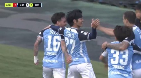 「これだから遠征やめられない❕」ジュビロ磐田 後半ATラストプレー！FW佐藤凌我が劇的逆転ゴールなど1G1Aの活躍‼劇的な結末で大宮に1-2で勝利 勝ち点3獲得