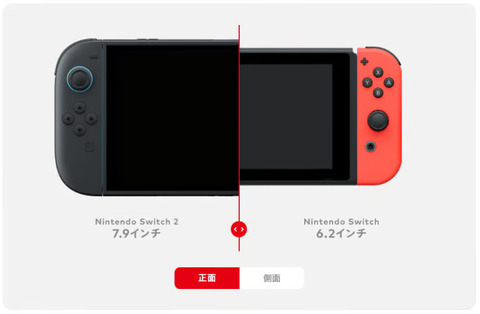 『Switch2』って携帯機と呼ぶには大きすぎると思う