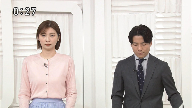 畑下由佳アナ　うっすらと透ける！！