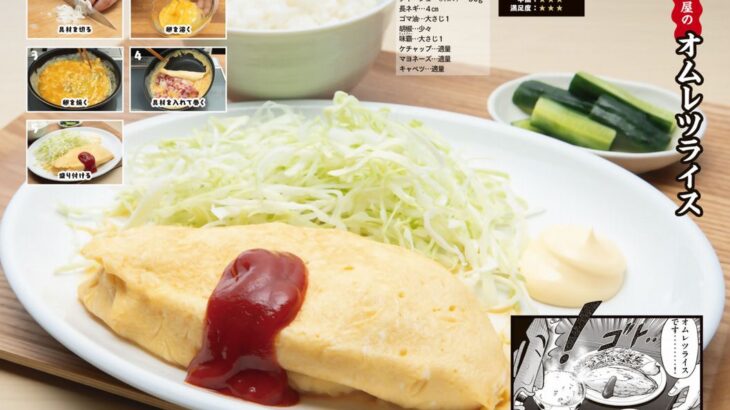 「1日外出録ハンチョウ」に出てきたオムレツライスってめちゃうまそうだよな