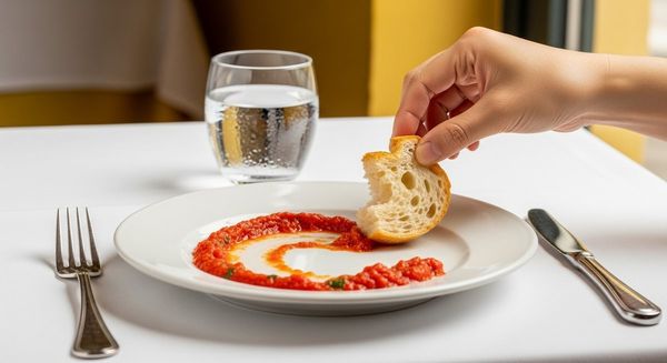 スパゲティに付いてくる、フランスパンって何なんだよ？汁をパンでかき集めて食えばいいのか？