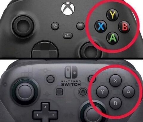 このゲームコントローラーのABボタン配置、どっちが正しいと思う？