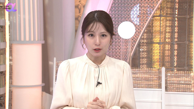 堤礼実アナ　うっすらと透ける！！