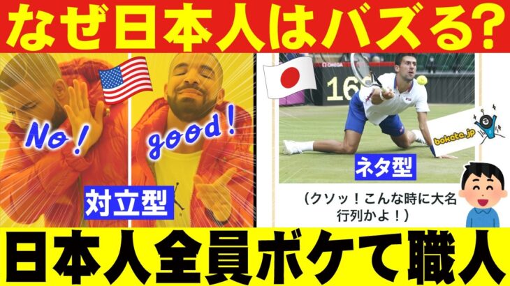 【仰天】SNSの日本の投稿はなぜ称賛される?海外でバズる本当の理由がこれ!日本人は全員ボケて職人だった?