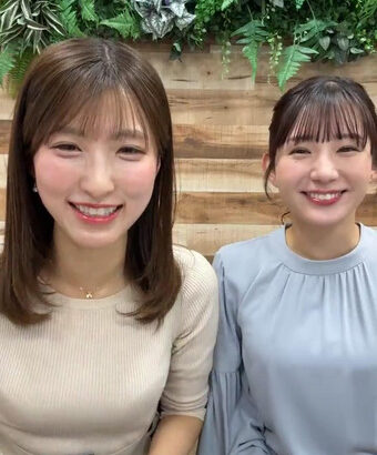 白木愛奈アナ　インスタライブで巨乳が揺れる！！【GIF動画あり】