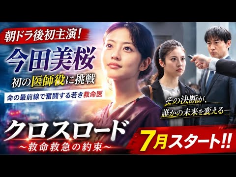 【必見】今田美桜、初の医師役に挑戦‼