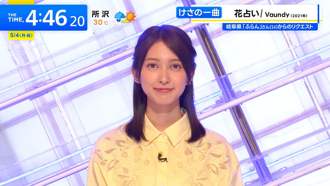 透け透け、佐々木舞音アナ　黒ブラまで透ける！！