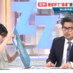 足立夏保アナ　ノースリーブの脇がガバガバ！！